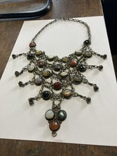 Collier berbère plastron usato  Spedire a Italy