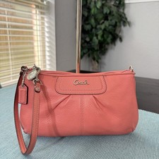 Coach coral leather for sale  Katy