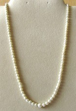 Cultured pearl necklace for sale  HORSHAM