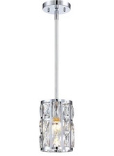 Crystal pendant light for sale  Atlanta