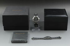 Relógio automático mostrador preto CLA'D 2 pulseiras [Exc+5 caixas] BVLGARI DIAGONO mergulho SD38S comprar usado  Enviando para Brazil
