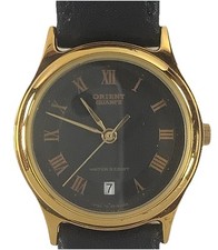 Novo Relógio Feminino de Quartzo ORIENT Banhado a Ouro Segundos Data Mão Aço Inoxidável comprar usado  Enviando para Brazil