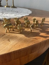 Messing kartenhalter alte gebraucht kaufen  Michelstadt
