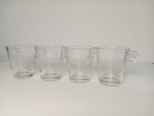 Copos pequenos de café expresso Nespresso VIEW vidro temperado transparente x 4 como novo comprar usado  Enviando para Brazil