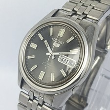 Seiko 5 automático 6119-8083 dia/data mostrador sunburst relógio masculino vintage comprar usado  Enviando para Brazil