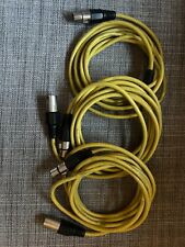 Xlr 3mtr yellow for sale  ARUNDEL