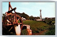 Cartão postal vintage Lancaster PA, Amish Water Wheel, Pensilvânia c1989 comprar usado  Enviando para Brazil