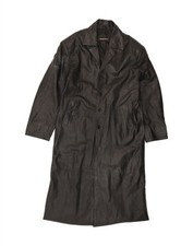 Casaco de couro masculino vintage Reino Unido 44 2XL couro preto AV01, usado comprar usado  Enviando para Brazil