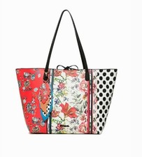 Bolsa tote Desigual TRIPATCH CAPRI No R BAG com alças pretas levemente usada, usado comprar usado Bolsa tote Desigual TRIPATCH CAPRI No R BAG com alças pretas levemente usada, usado comprar usado  Enviando para Brazil