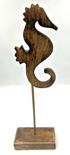 Wooden seahorse figurine for sale  Groveland