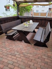 Gartentisch bänken gartentisc gebraucht kaufen  Tangerhütte