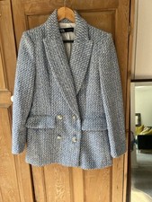 Zara blue tweed for sale  HOVE