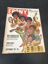 Vintage Ebony Magazine The Jackson Five 5 Michael Civil Rights September 1971 comprar usado  Enviando para Brazil