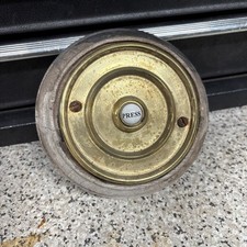 Vintage brass doorbell for sale  UK