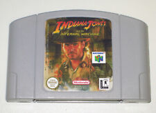 *Versão PAL* Indiana Jones and The Inferno Machine jogo em inglês para N64 comprar usado  Enviando para Brazil