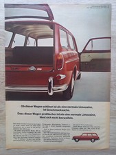 VW Volkswagen 1500 Variant, Geschmacksache, Werbung advert pubblicità, 1965 comprar usado  Enviando para Brazil