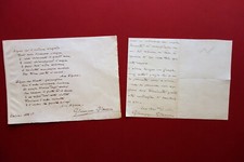 Autografo giuseppe giacosa usato  Italia
