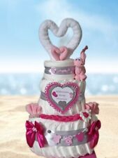 Windeltorte mädchen pink gebraucht kaufen  Haigerloch