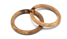 Bracelets jonc bois d'occasion  Castello-di-Rostino
