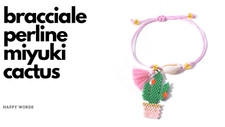 Bracciale perline miyuki usato  Roma