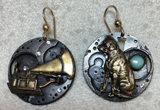 Watch parts earrings for sale  Glen Rock