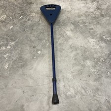 Bastão de caminhada/bengala ajustável leve dobrável e assento azul comprar usado  Enviando para Brazil