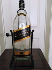 Johnnie Walker Preto Vazio 4,5L Garrafa Balanço Suporte de Exibição Whisky Pourer comprar usado  Enviando para Brazil