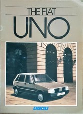 Fiat uno brochure for sale  BIGGLESWADE