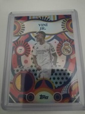2024-25 VINI JR /5 RELIC MATCH WORN topps REAL MADRID team set, usado comprar usado  Enviando para Brazil