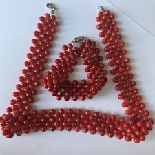 Natural coral bead for sale  HAVERHILL