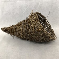 Cesta Cone Cornucópia Artesanal Chifre de Abundância Colheita Ação de Graças Natural comprar usado  Enviando para Brazil