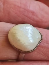 Silver real pearl for sale  BIRMINGHAM