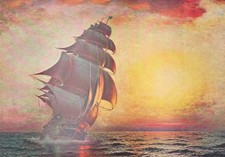 Vintage sailing ship for sale  Blaine