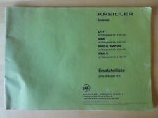Ersatzteilliste 1978 kreidler gebraucht kaufen  Wiesloch
