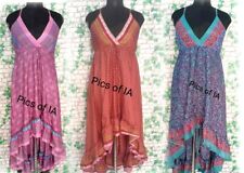 Lote de 5 peças boêmias femininas boho tubo de seda halter bata maxi vassoura Dre comprar usado  Enviando para Brazil