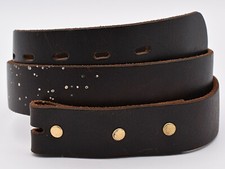 Usado, Genuine Leather Belt Size 34 ~ Brown White Paint Splatter Western Boho by Joed comprar usado  Enviando para Brazil