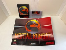 Testado! SNES *Mortal Kombat I* com *Manual e Pôster* Capa Dust 1 Super Nintendo comprar usado  Enviando para Brazil
