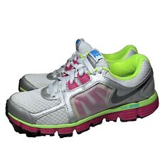 Tênis esportivo Nike Dual Fusion St 2 feminino 8 cinza rosa e limão comprar usado  Enviando para Brazil