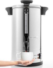 Urna de água quente cafeteira de aço inoxidável grau comercial SYBO SR-CP-50BC, 50 xícaras 8L comprar usado  Enviando para Brazil
