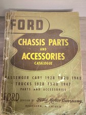 Catálogo de piezas y accesorios chasis ford turismos 1928 a 1948 segunda mano  Embacar hacia Mexico