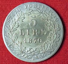 Moneta lire 1870 usato  Ascoli Piceno