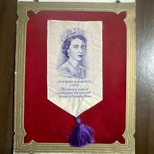 1953 embroidered silk for sale  RUISLIP