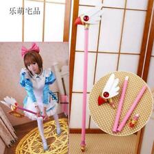 Usado, Cartão anime 78 cm Captor Sakura Kinomoto bengala de pássaro varinha mágica bastão adereços de cosplay comprar usado  Enviando para Brazil