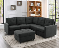 Modern modular sectional for sale  Walnut