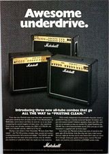 1999 • MARSHALL TSLI122 OD2 JCM2000 Amplificador AMP anúncio impresso • GUITARRA ADV-80 comprar usado  Enviando para Brazil