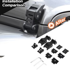 Kit de trava de capô de aço inoxidável para Jeep Wrangler JK JL JT07+, usado comprar usado  Enviando para Brazil