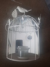 White candle holder for sale  WEDNESBURY