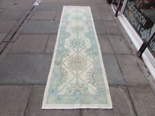 Usado, Corredor longo vintage feito à mão tradicional oriental lã verde bege 300x80cm comprar usado Usado, Corredor longo vintage feito à mão tradicional oriental lã verde bege 300x80cm comprar usado  Enviando para Brazil