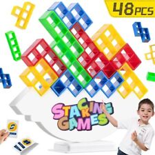 48x Tetra Tower Game Schaukelstapel Balance Spiel Dekompression Bausteine Tetris comprar usado  Enviando para Brazil
