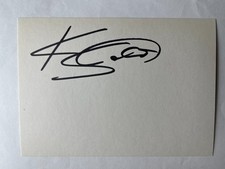 Autogramm kujtim shala usato  Tivoli